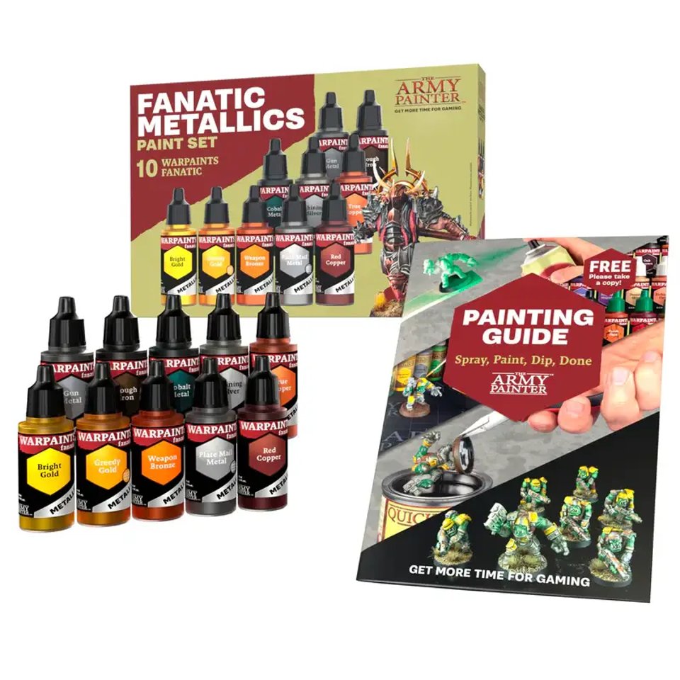 The Army Painter | Warpaints Fanatic Metallics Paint Set - Tabletop Dominion