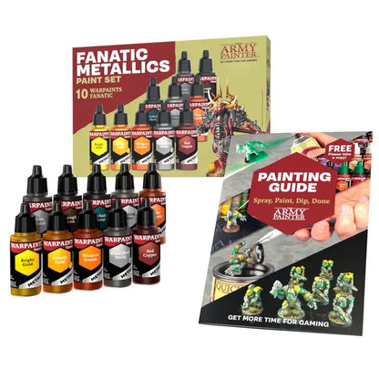 The Army Painter | Warpaints Fanatic Metallics Paint Set - Tabletop Dominion