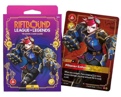 riftbound vi deck box with feature of legend vex card
