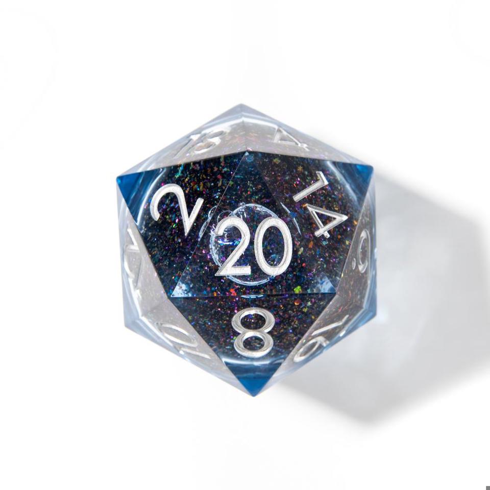 Arcane Prism | 50mm D20 | Oversized Liquid Core