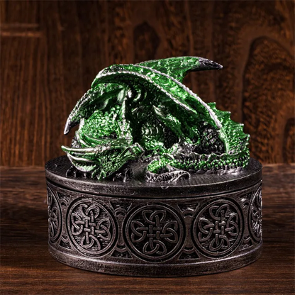 Guardian's Keep | Cast Resin Dice Box | Green