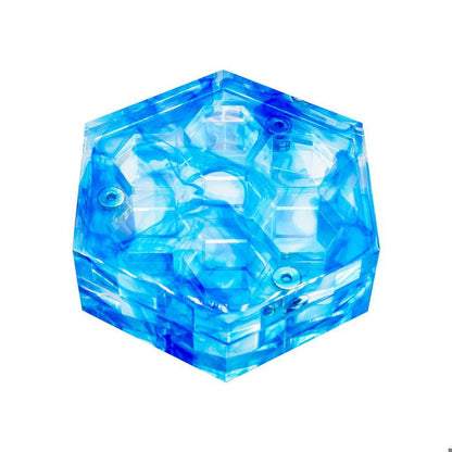 Sea Foam | Hexagonal Resin Dice Box