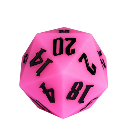 Jester's Bounce | 55mm Luminous D20 Silicone | Pink