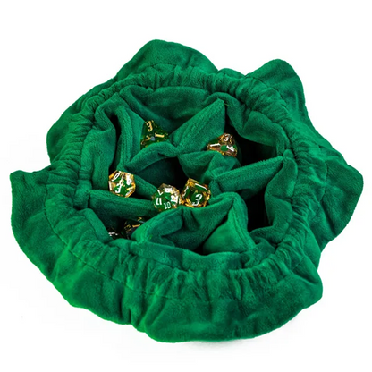 Velvet Vault | Super-Soft Large Dice Bag | Green