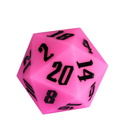 Jester's Bounce | 55mm Luminous D20 Silicone | Pink