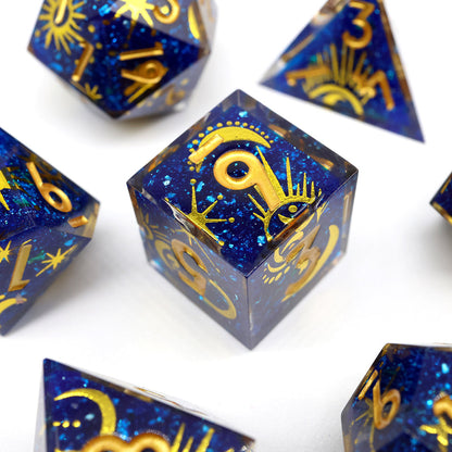 Celestial Body | Art Core Dice| 7 Piece Set