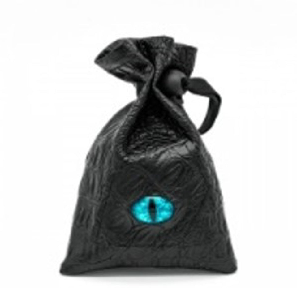 Dragon's Vault | Blue Eye | Vegan Leather Dice Bag