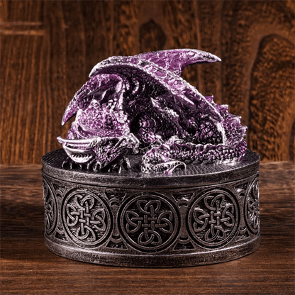 Guardian's Keep | Cast Resin Dice Box | Purple