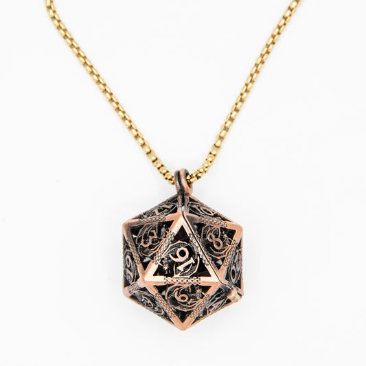 Quest Keeper | D20 Pendant with Mini Dice