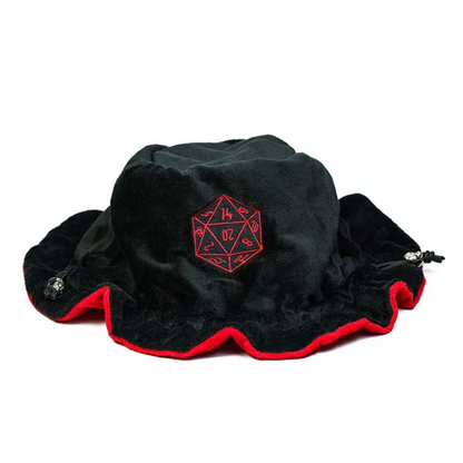 Velvet Vault | Super-Soft Large Dice Bag | Black