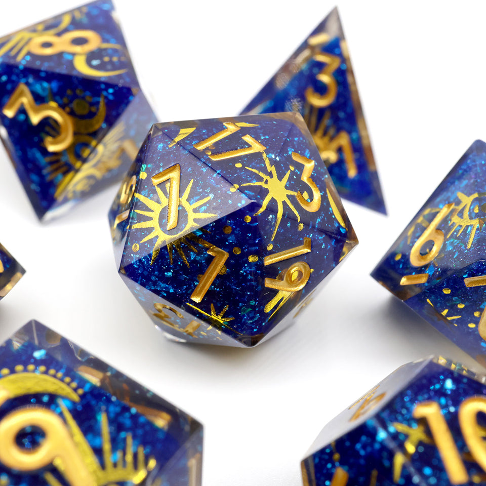 Celestial Body | Art Core Dice| 7 Piece Set