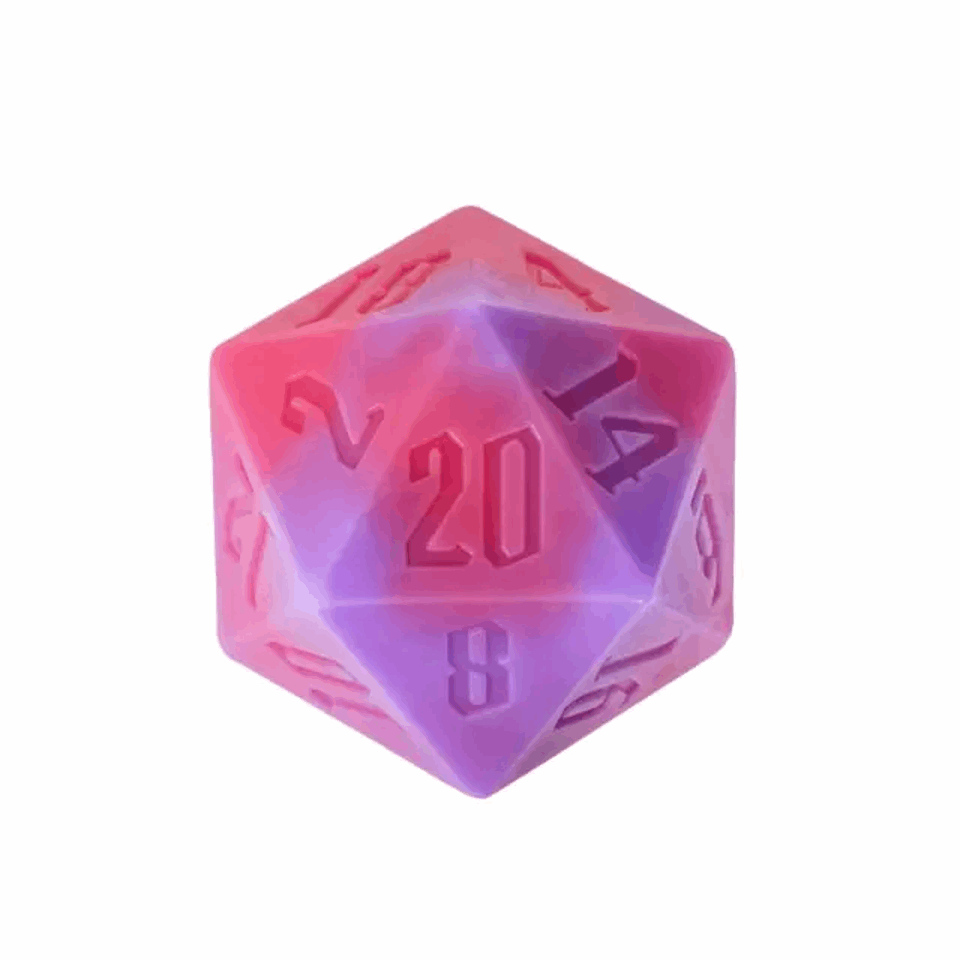 Critical Cleanse | 55mm D20 Soap | Rose & Purple