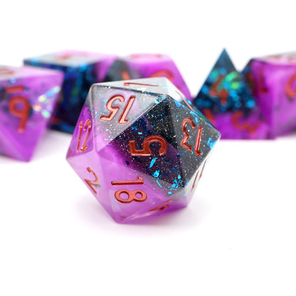 Void Walker | Sharp Edge Dice | 7 Piece Set